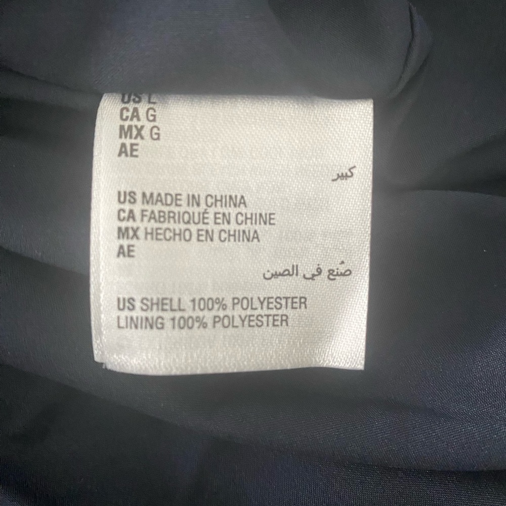 INC  International Party Dress Large Navy - Picture 6 of 6